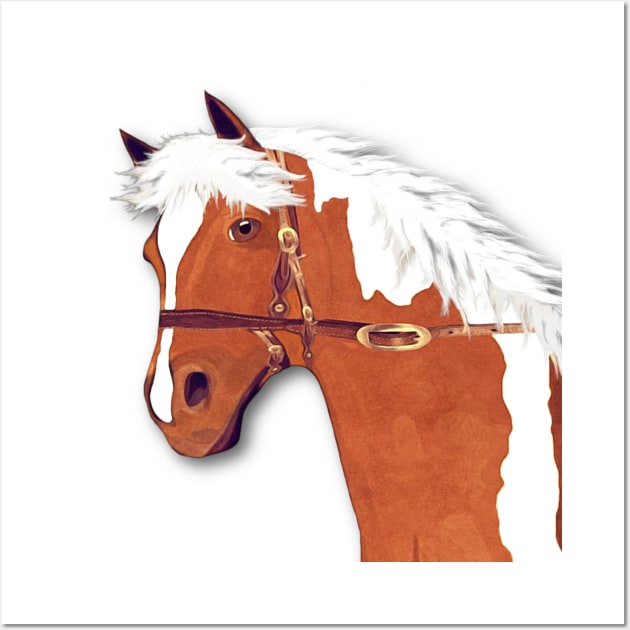 Horse Lovers Palomino Horse Wall Art by KC Morcom aka KCM Gems n Bling aka KCM Inspirations